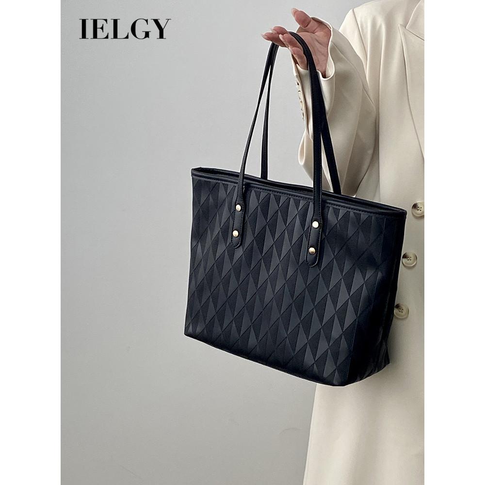 IELGY Female Bag High-End Commuter Large-Capacity Tote Bag All-Match One-Shoulder