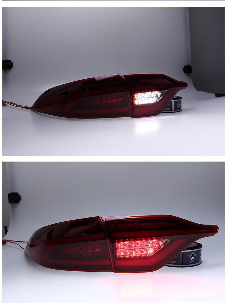 LED Taillight Assembly with Flowing Turn Signal for 19-20 Toyota Corolla