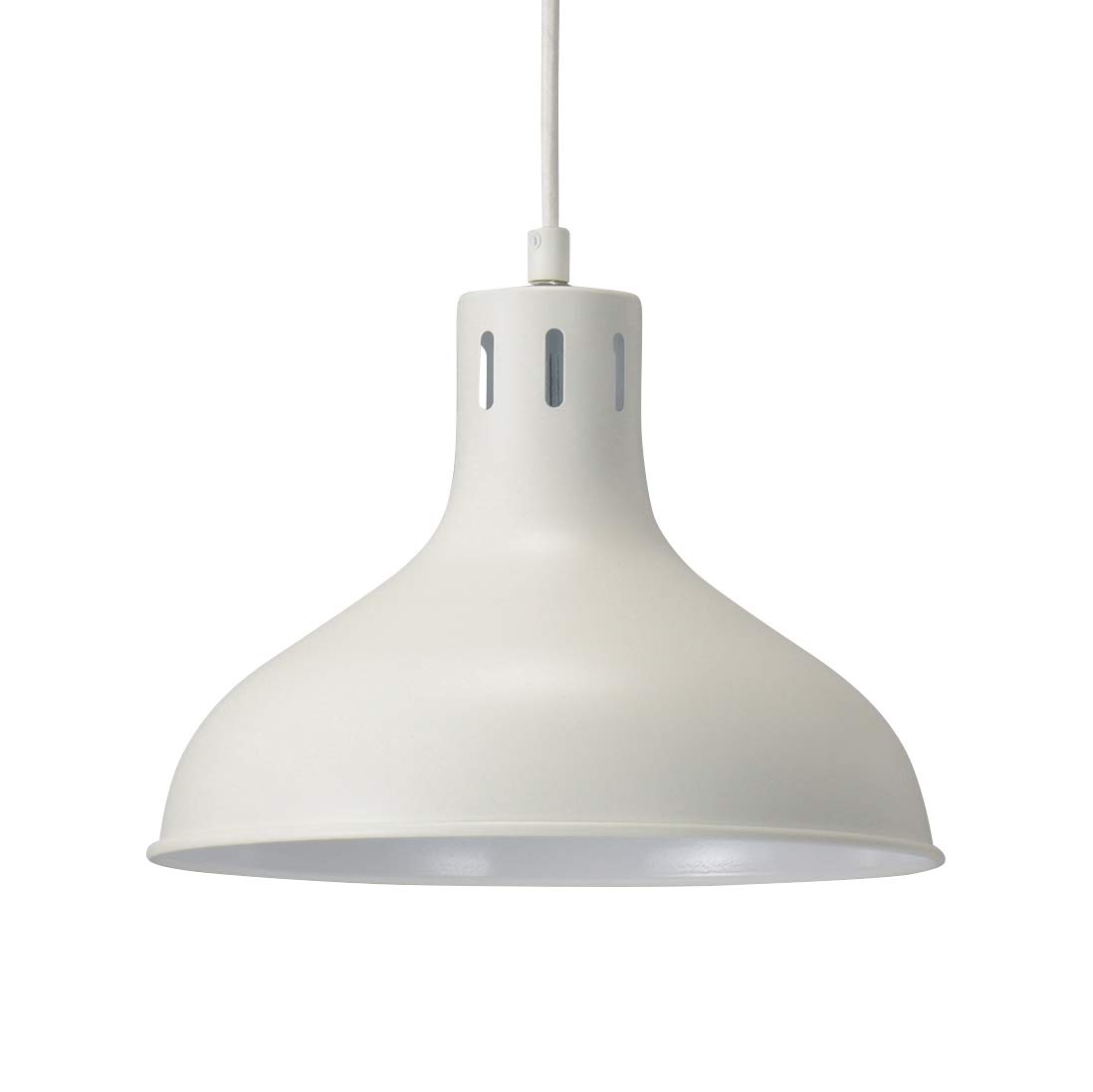 

Pendant Light, E26, White, Bulb Sold Separately, LT-YN126AW-W, 06-1465