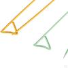 4 Pieces Aluminum Stitch Holders Pins Yarn Knit Knitting Needles Crochet Hooks Safety