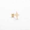 14k Star Piece Cubic Piercing (14k Gold) W05