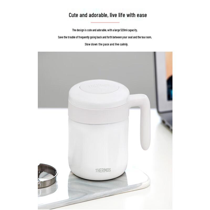 Thermos Stainless Steel Insulated Mug with Handle