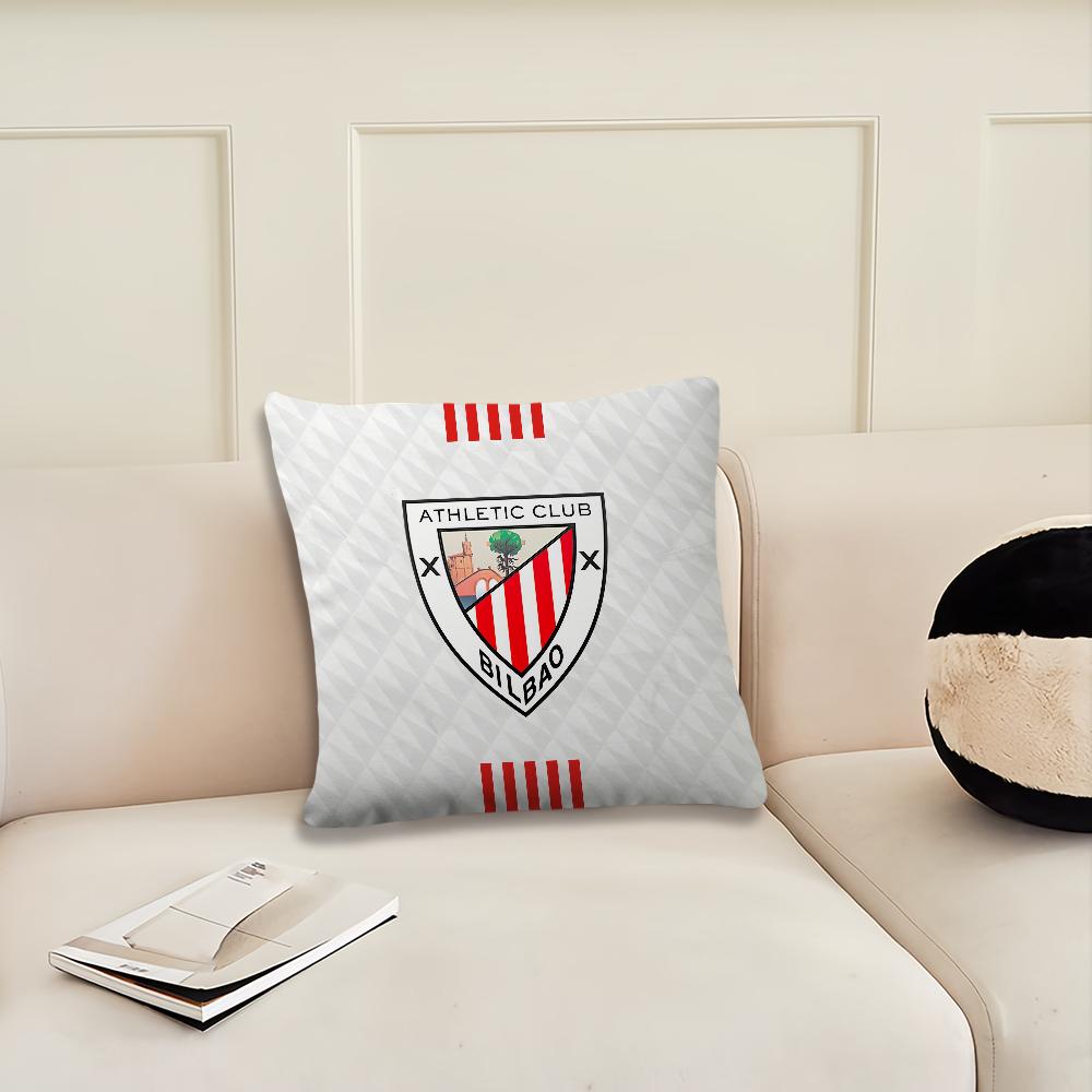 Federa per cuscino con logo di squadra di calcio, per soggiorno, testata del letto, ufficio, camera da letto, divano, cuscino per pisolino
