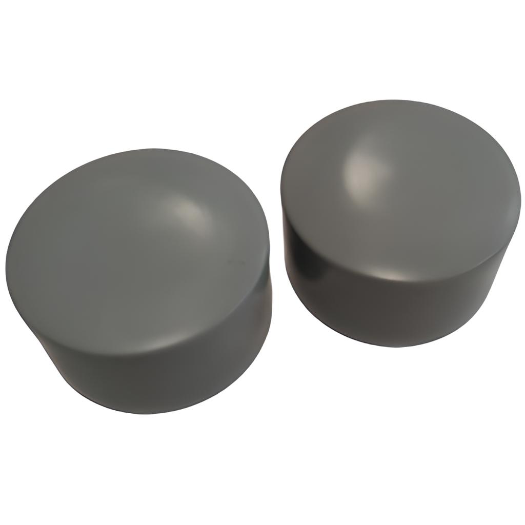 External End Cap for Profile, Cap, Roof, Fi42, 20 PCS, GRAY