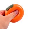 Simulation Persimmon Squeeze Toy Slow Rising Stress Relief Realistic Persimmon Squeeze Toy Soft Stretchy Fake Fruit Decompression Toy