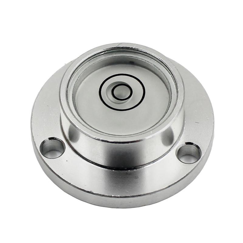 High Precision Bubble Level Small Bulls Eye Level Metal Circular Level Mini Portable Horizontal Beads