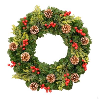 Christmas Wreath for Front Door Hanging Celebration Farmhouse Porch
