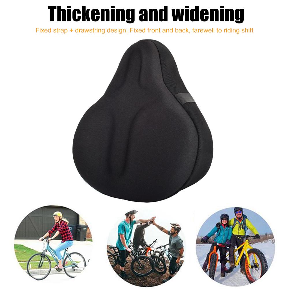 Soft Thicken Bicycle Saddle Electric Bike Seat Cover Comfortable Sponge Cushion