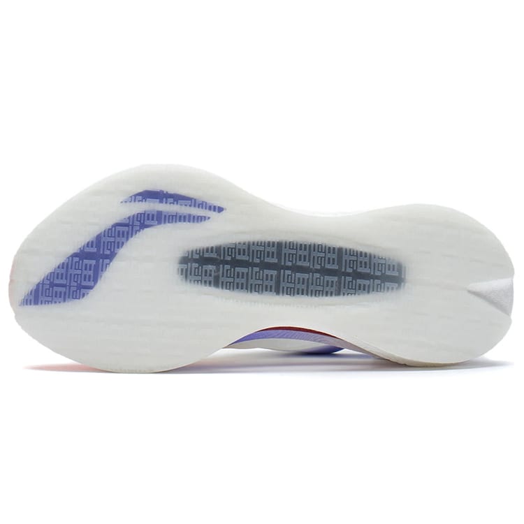 Li Ning Shadow 1.0 Running Shoes Women's Low Top Neon Soft Orange/Neon Hydrangea Blue Purple ARRS002-2