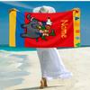 Custom Name Ultra-Soft Beach Towel with Maisy Mouse Theme,Ideal for Pool - Camping, Diving - Perfect Travel Essential, Vibrant Beach Towel.