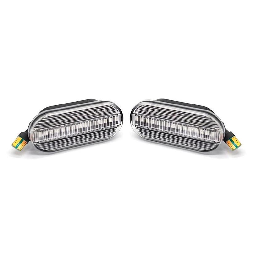 VW Polo 9N Side Indicators Set LED Dynamic Clear 01-05 Upgrade Plug & Play