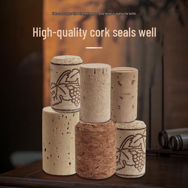 Tappo in Sughero Sintetico di Forma Irregolare per Bottiglie di Vino e Tè