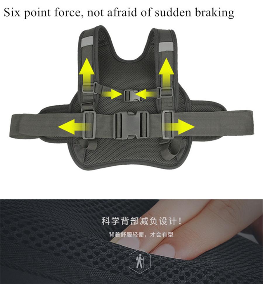 Children Motorcycle Safety Adjustable Seat Belt Electric Vehicle Safety Strap For Kids Fixed Safety Harness