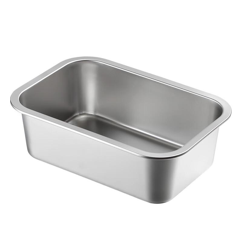 Stainless Steel Rectangular Deep Serving Tray