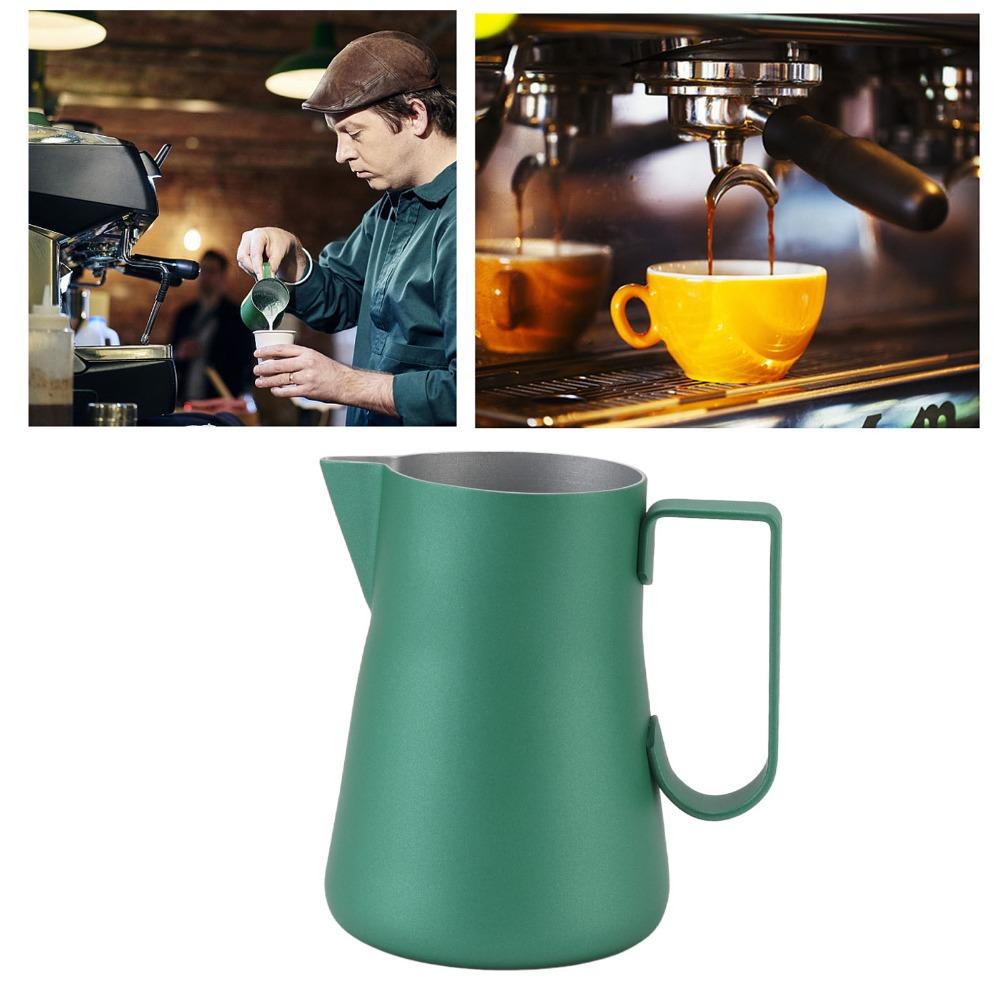 Food Grade Frothing Jug Pitcher 550ml Coffee Steaming Pitcher Milk Frother Cup  Home Use