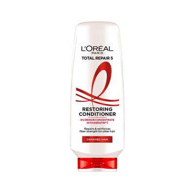 L'Oreal Paris Total Repair 5 Conditioner For Damaged Hair | Powered by Keratin XS Technology| Fights 5 Signs of Hair Damage- Frizz, Breakage, Drynes