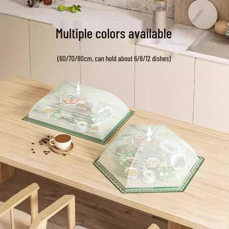 2025 Foldable Dustproof Food Cover for Table and Leftovers