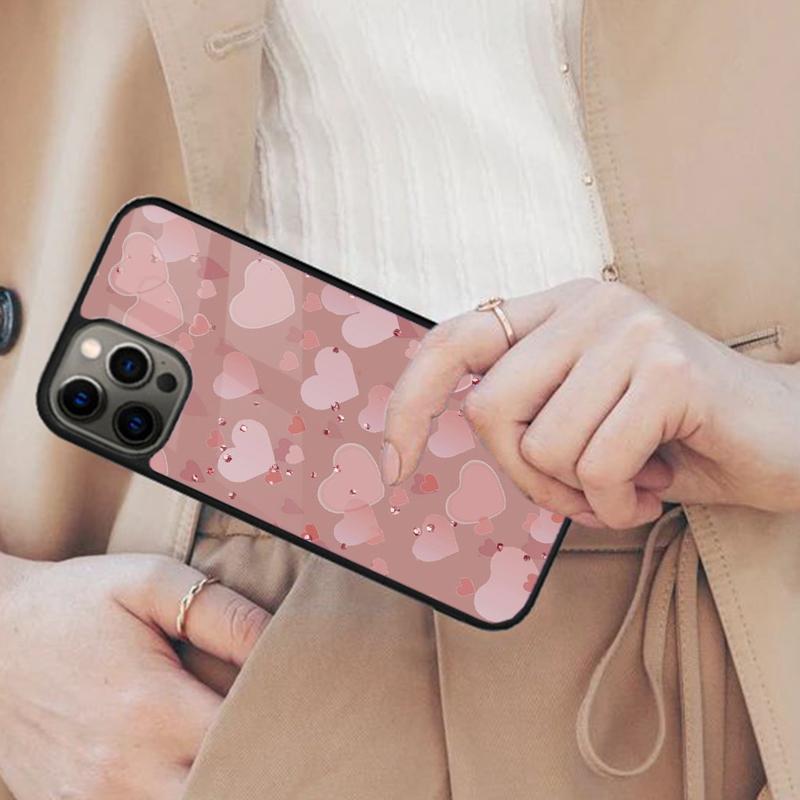 Love Rose Gold Style Magnetic Phone Case For APPLE iPhone 17 Air 16 14 13 12 Pro Max 15 Plus Wireless Charge With MagSafe Cover