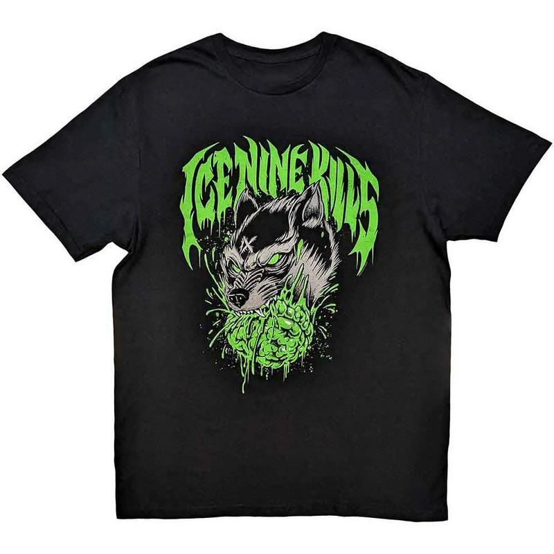Ice Nine Kills Wolf Unisex T-Shirt Official Horror Metalcore Band Graphic Tee S