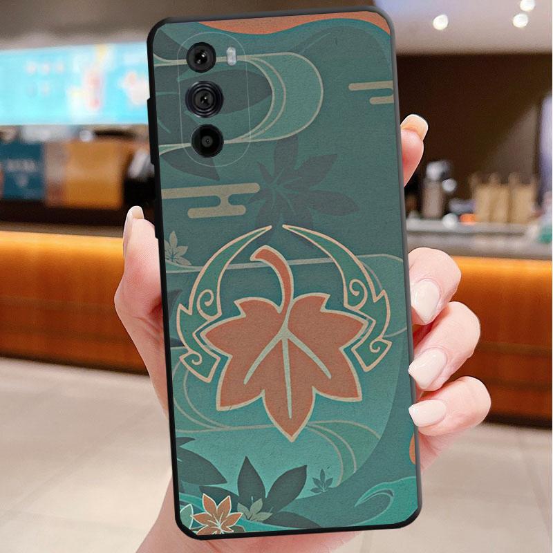 Phone Case For Motorola Edge 50 40 Pro 60 50 40 30 Ultra Neo Fusion Moto G85 G72 G53 G54 G84 G13 G32 Genshin Impact Namecard