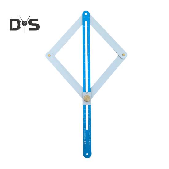

Угловой угломер со шкалами, высокоточный многофункциональный диагональный угольник из алюминиевого сплава, линейка, транспортир, инструменты для измерения углов при деревообработке C