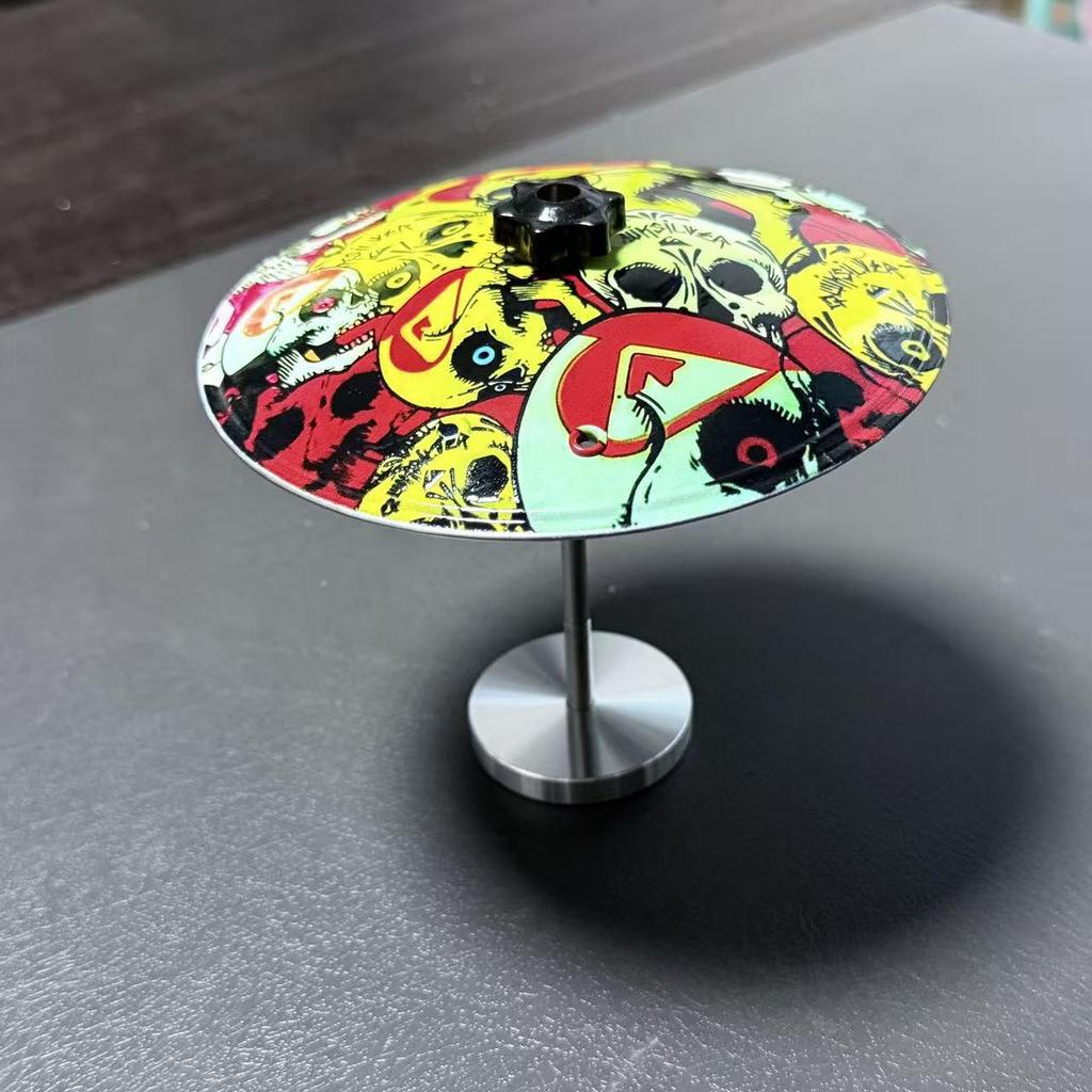 Compact Air Vent Mini Drum Cymbal for Desktop Collision