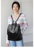 Versatile Sheepskin-Texture Women's Backpack—2026 Style, Anti-theft, Large Capacity for Travel & School