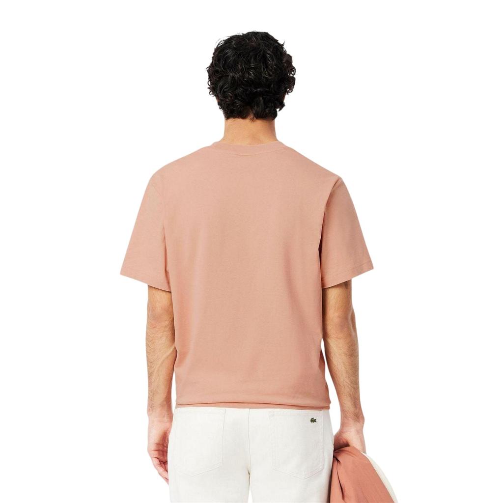Lacoste Mens Embroidered Logo Cotton T-Shirt