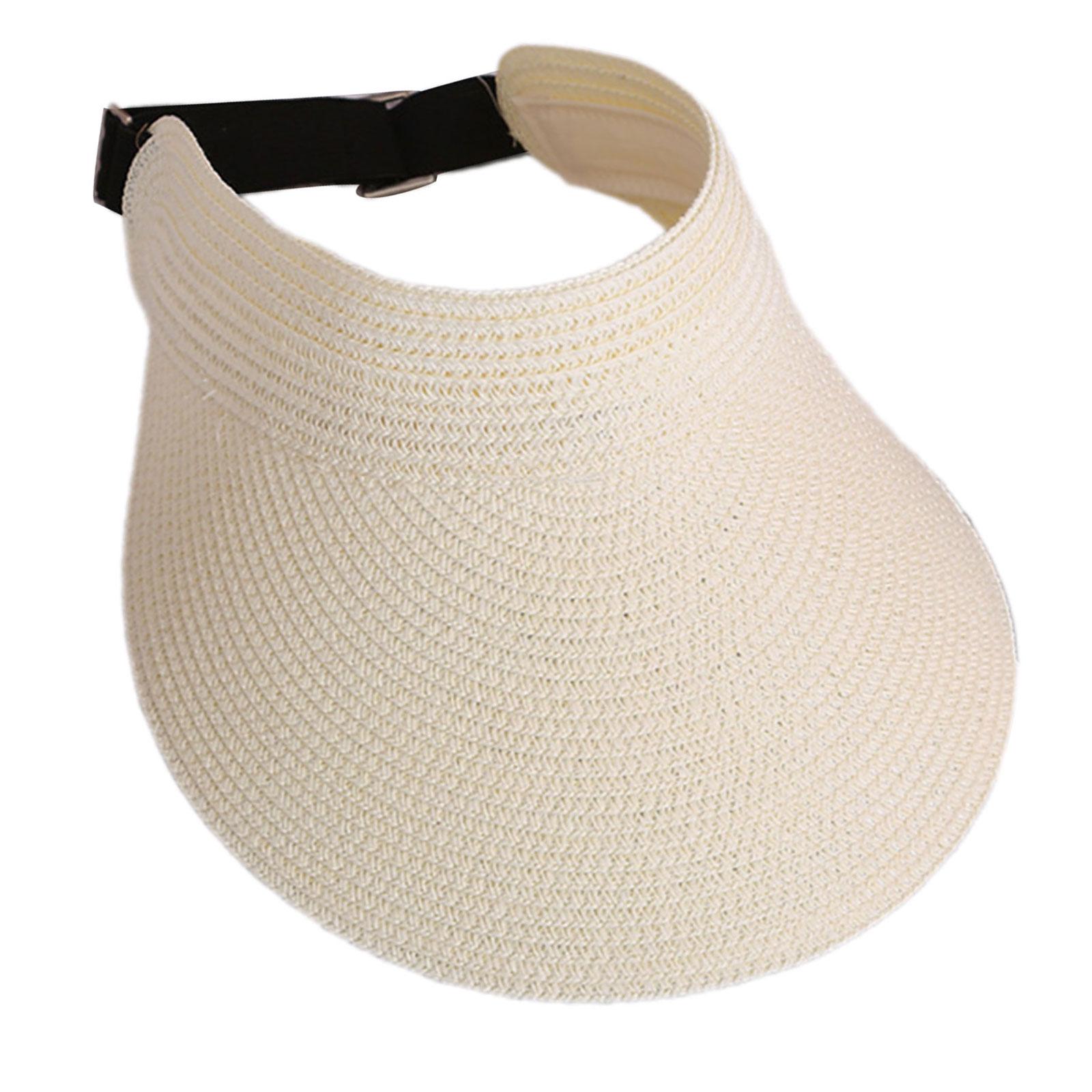 

Fashionable Wide Summer Hat With Sweat Absorbent Band Face Shaping Effect For Cycling Running Beach Use Acrylic Fabric бежевый