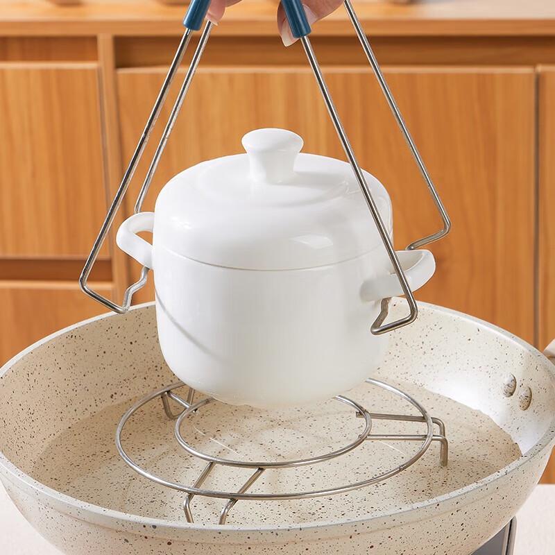 Bayjie Ceramic Double-Lid Stew Pot & Soup Bowl