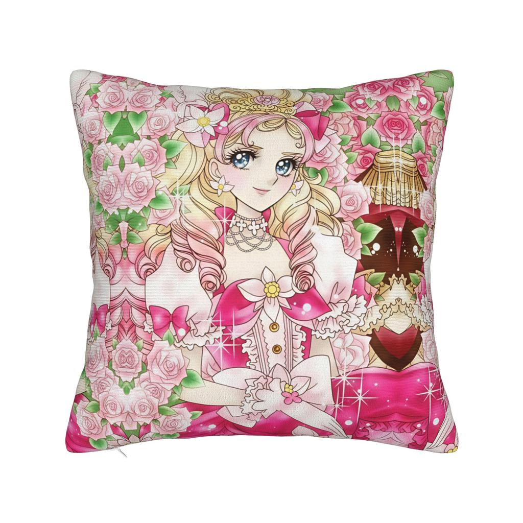 The Rose Of Versailles Pillow Cover  Soft Cushion Cover Funny Pillow Case For Sofa Bedroom Home Decor