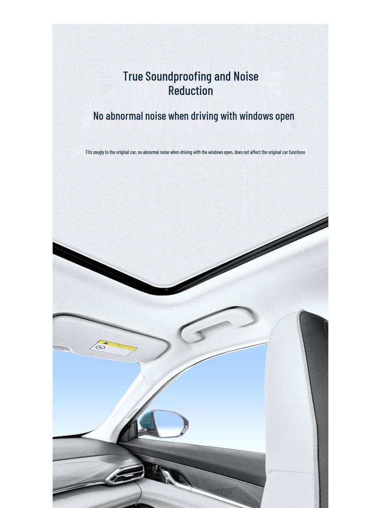 Dongfeng Jingyi X5 Sunroof Electrostatic Sunshade: Heat Insulation, Sun Protection, Privacy Shield, Opaque
