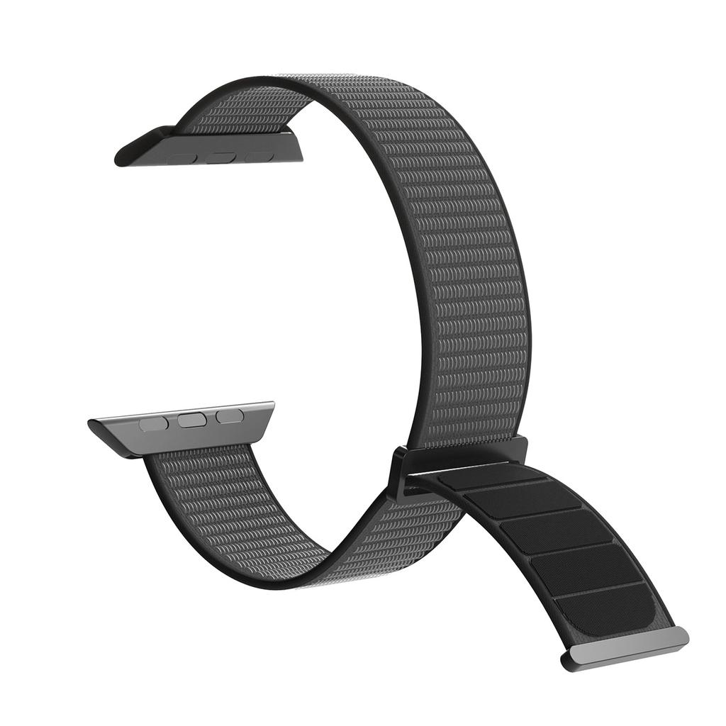 Pasek Nylonowy Puro Sport Do Apple Watch 38 / 40 / 41 Mm - Czarny