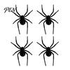 Spider Magnetic Decoration 1/4/8Pcs 3D Refrigerator Magnet for Halloween, Scary Fake Office Cabinet Decor Decoration, Halloween Prank Props,