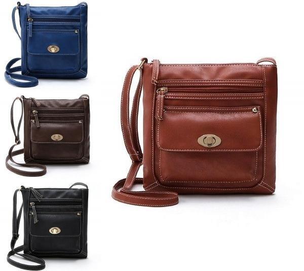 Stylish Women Leather Handbag Shoulder Purse Elegant Messenger Satchel Tote Bag