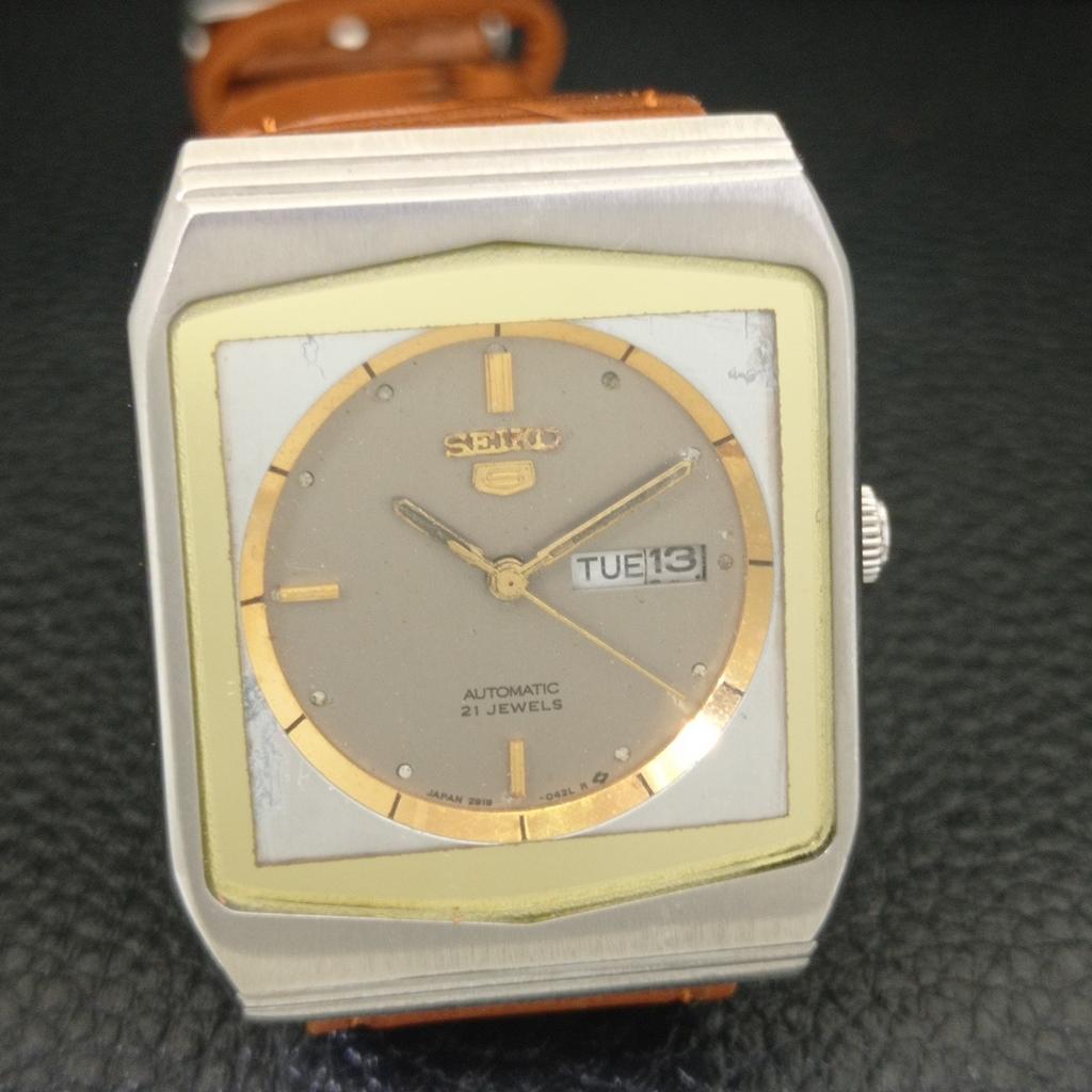 Seiko 5 AUTOMATIC VINTAGE 2919A JAPAN BOY ORIGINAL DIAL WATCH A704284-1 R213i-a704284