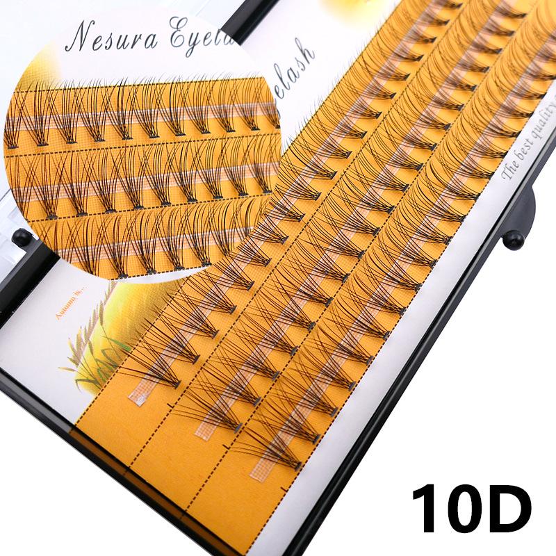 

10D/20D/30D/40D Плотные Натуральные Горячего расплава Наращенные Ресницы для Куклы 13mm