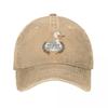Classic Peace Was Never An Option Goose Game Baseball Cap Unisex Distressed Denim Washed Snapback Hat Cartoon Ducks Outdoor Cap