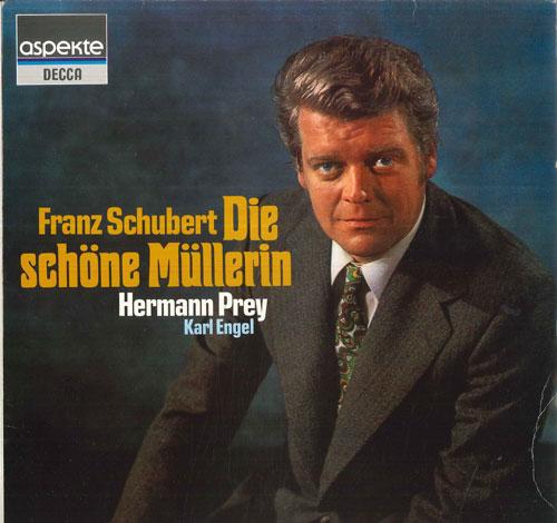 LP Record HERMANN PREY, KARL ENGEL - Schubert Die Schone Mullerin, Op25, 641392AH DECCA 1975 Germany Classical Used