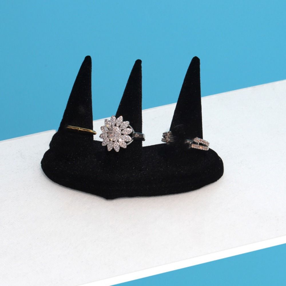 Velvet Jewelry Display Rack Bracelet Ring Display Stand Simple Rings Display Holder  Women