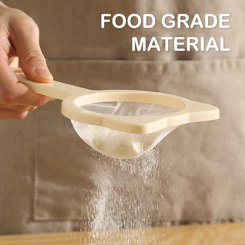 2 In 1 Funnel Filter With Handle Detachable Juice Strainer Reusable Strainer Funnel For Juice Food Residue Oil Milk Coffee