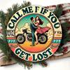 Flat 2D Metal Sign Board Hanging Decorative Wall Art 20x20cm