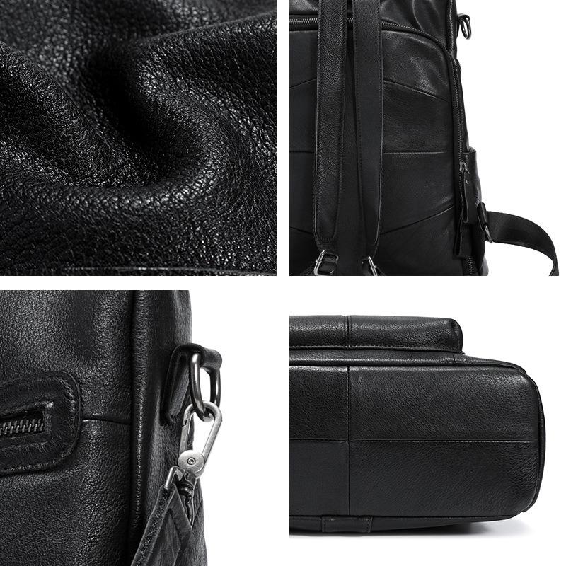 Leather Women's Bags, Backpacks, Women's High-end Shoulder Bags, New Fashionable Versatile Large-capacity Backpacks, Travel Bags