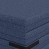 Folding Sofa Bed 140 x 67 x 45 cm Blue