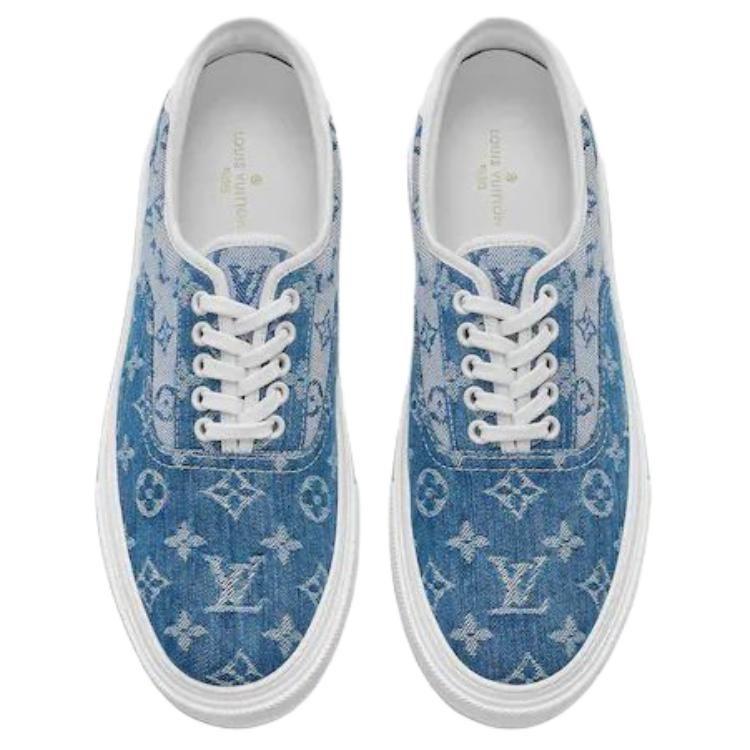Louis Vuitton Trocadero Sneakers 'Denim Monogram' 1A5YUR