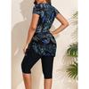 3 Pieces Printed Swimsuit Women 2025 Surfing Diving Clothes Swimwear Female Beachwear Bathers Bathing Swimming Swim Suit