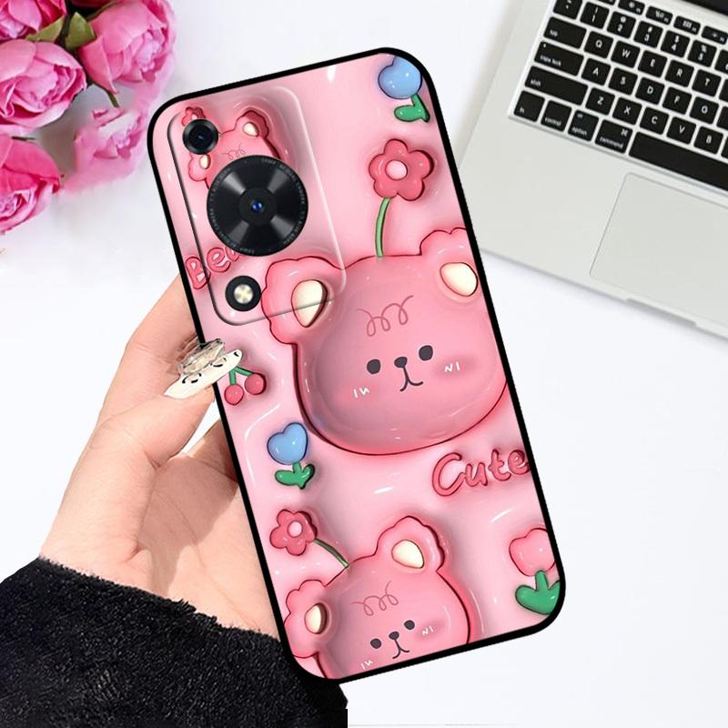 Für Huawei Nova Y72S Hülle Y72 Y63 4G Mode Cartoon Hülle Weiches Silikon Fundas Für Huawei Nova Y63 Handy Rückseite Stoßfänger Novay72