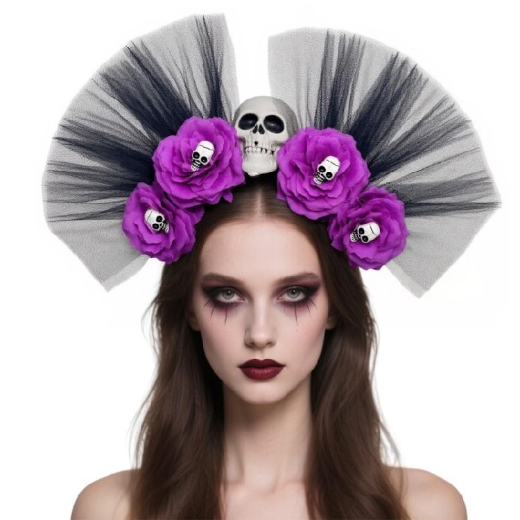 Blumenkranz Stirnband Cincos De Mayoes Party Kostüm Dia de Los Muerto Stirnband Kopfschmuck Tag der Toten Kopfschmuck