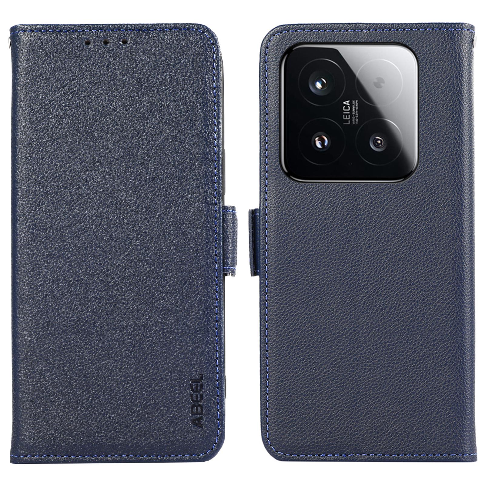 

ABEEL For Xiaomi 15T Case Litchi Texture Leather RFID Blocking Phone Cover
