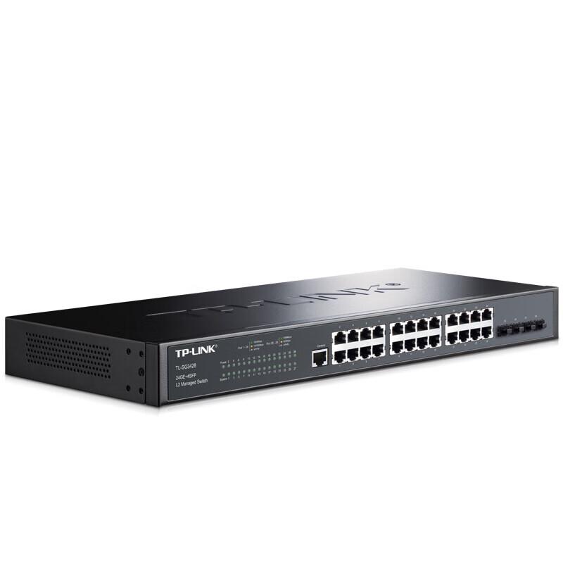 TP-Link TL-SG3428 Enterprise 24-Port Gigabit Layer 2 Managed Switch